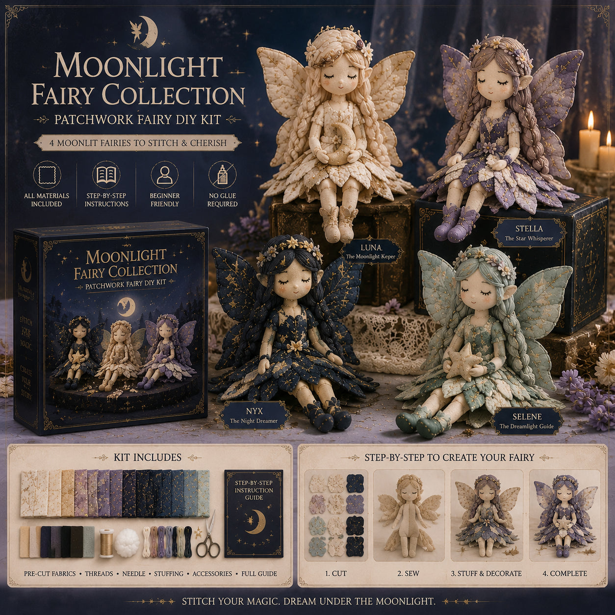 Last Day Promo: 49% OFF-Fairy Patchwork DIY Collection ✨
