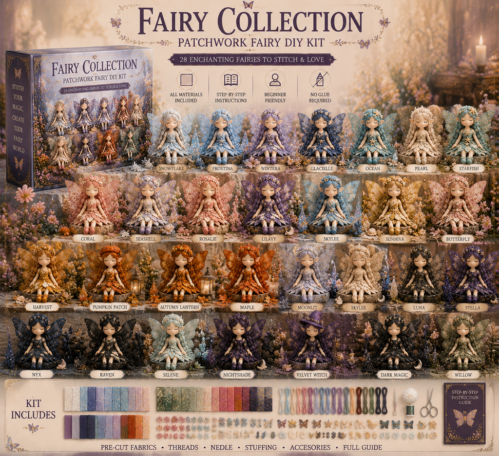 Last Day Promo: 49% OFF-Fairy Patchwork DIY Collection ✨