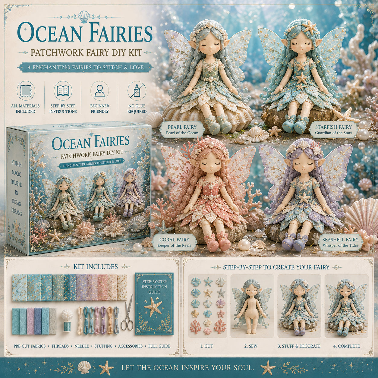 Last Day Promo: 49% OFF-Fairy Patchwork DIY Collection ✨
