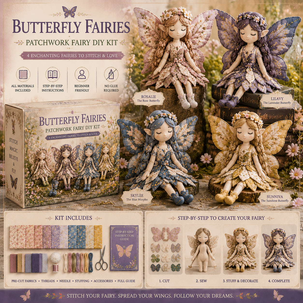 Last Day Promo: 49% OFF-Fairy Patchwork DIY Collection ✨